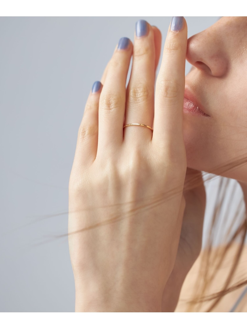 楽天市場】[クレール]K18YG アロウカット リング ete エテ