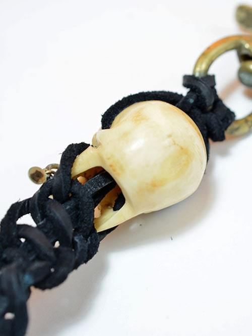 ジョニー・デップ愛用 ブルーベイヤーデザイン スカルキーネックレス