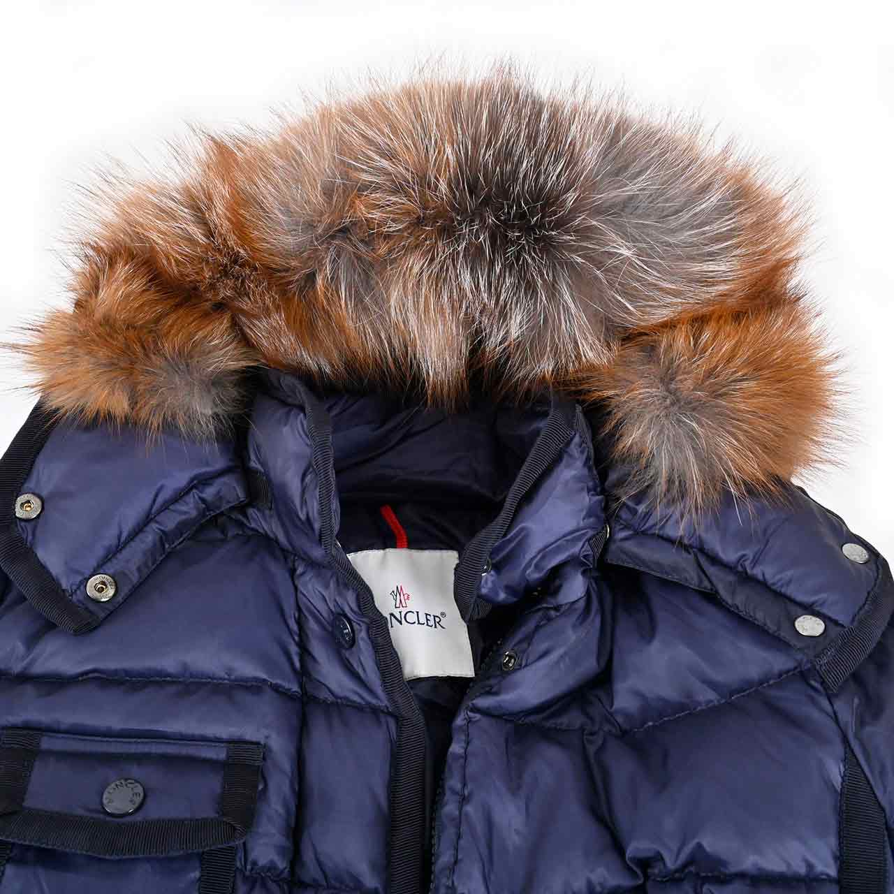 楽天市場】モンクレール MONCLER ダウンコート HERMIFUR 778 ネイビー