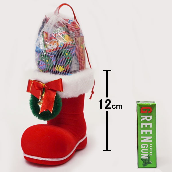 楽天市場】クリスマス サンタお菓子ブーツ Mサイズ 10個 ブーツ高12cm