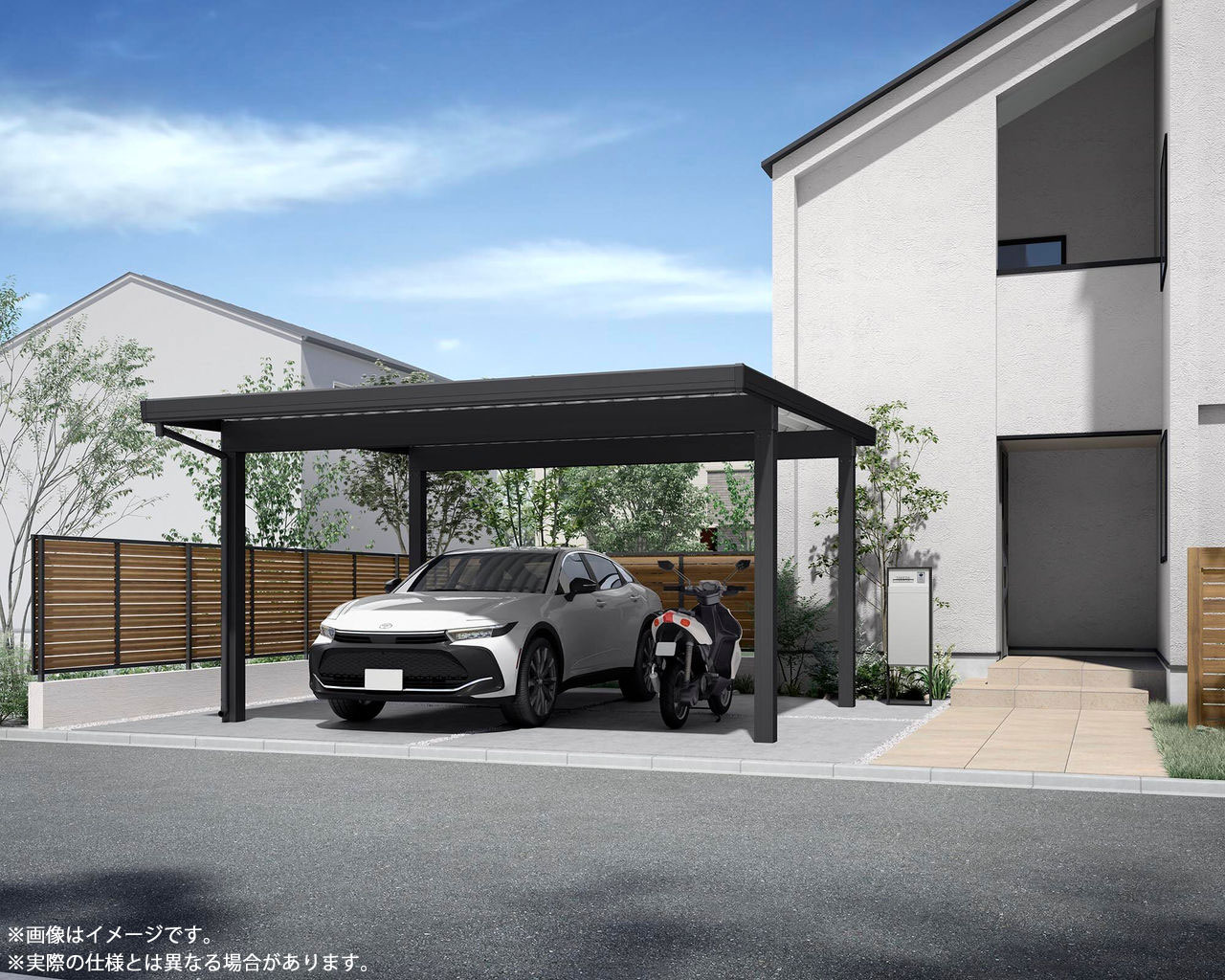 楽天市場】カーポート 2台用 LIXIL カーポートST 3000タイプ 60-60