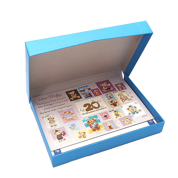 楽天市場】ポストカード ダッフィー 21枚セット ケース付き 過去の