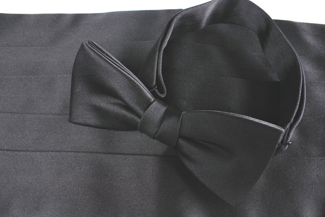 楽天市場】カマーバンド＆蝶ネクタイ /高級素材の拝絹地を使用した蝶