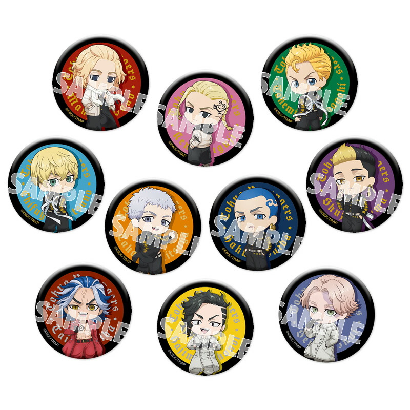 東京リベンジャーズマイキーマート、メタリック缶バッチ 東京