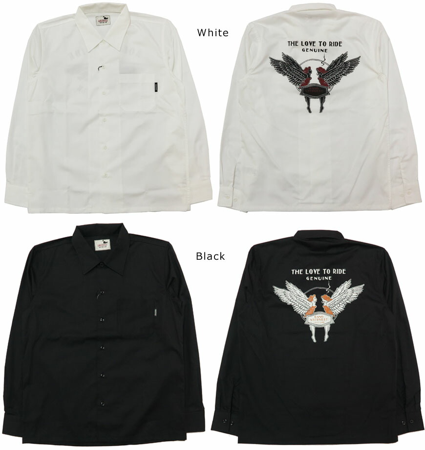 楽天市場】GANGSTERVILLE ギャングスタービル 長袖 ワークシャツ LOVE