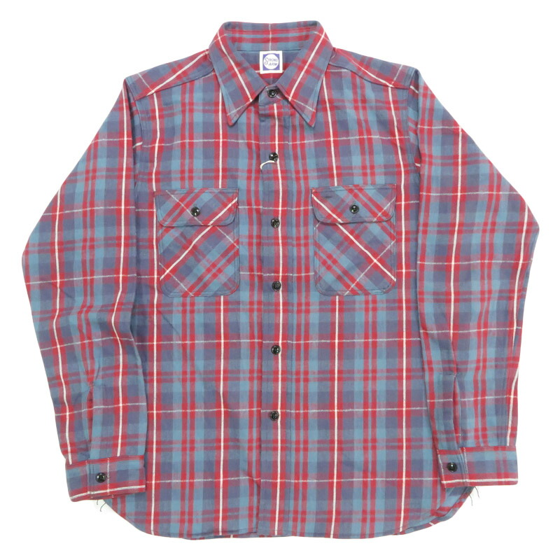 楽天市場】John Gluckow ジョングラッコー 長袖 フランネルシャツ The