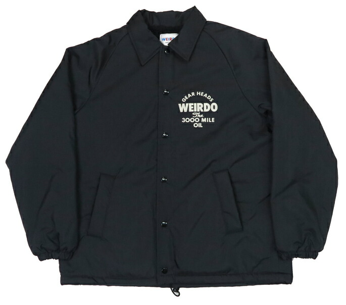 楽天市場】WEIRDO ウィアード 裏ボア コーチジャケット 3000MILE 撥水