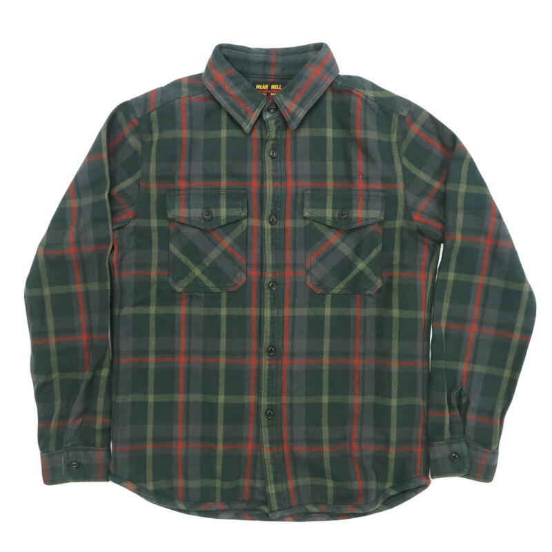 楽天市場】UES ウエス チェック エクストラヘビーネルシャツ 長袖