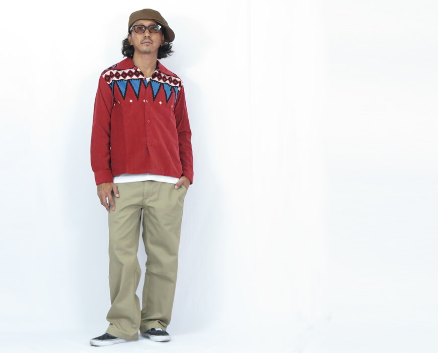 楽天市場】Style Eyes スタイルアイズ 長袖 コーデュロイ 開襟シャツ