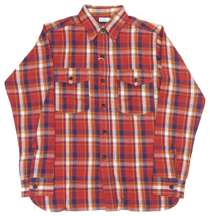 楽天市場】ウェアハウス WAREHOUSE フランネル シャツ 長袖 チン