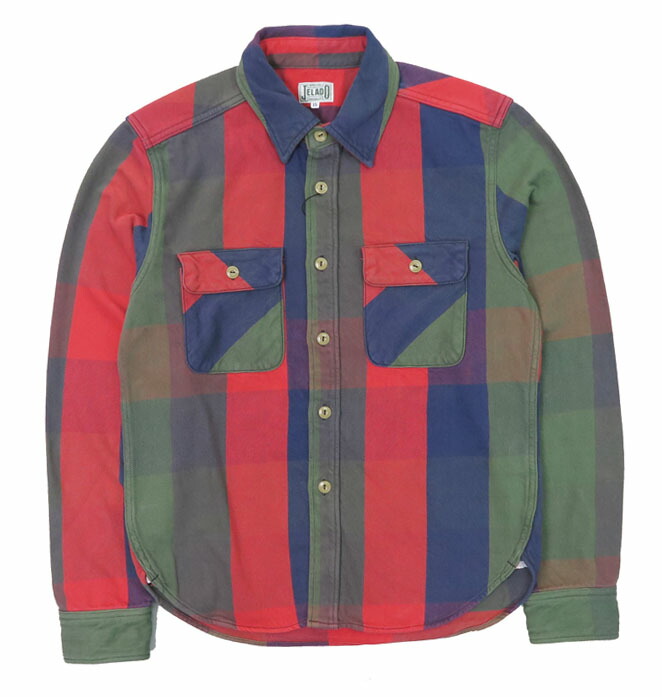 楽天市場】JELADO ジェラード 長袖 フランネル シャツ ショート丈