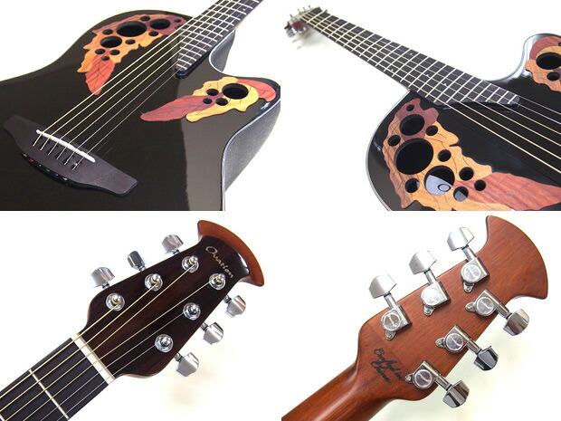 楽天市場】Ovation オベーション CE44-5 Black ブラック エレアコ