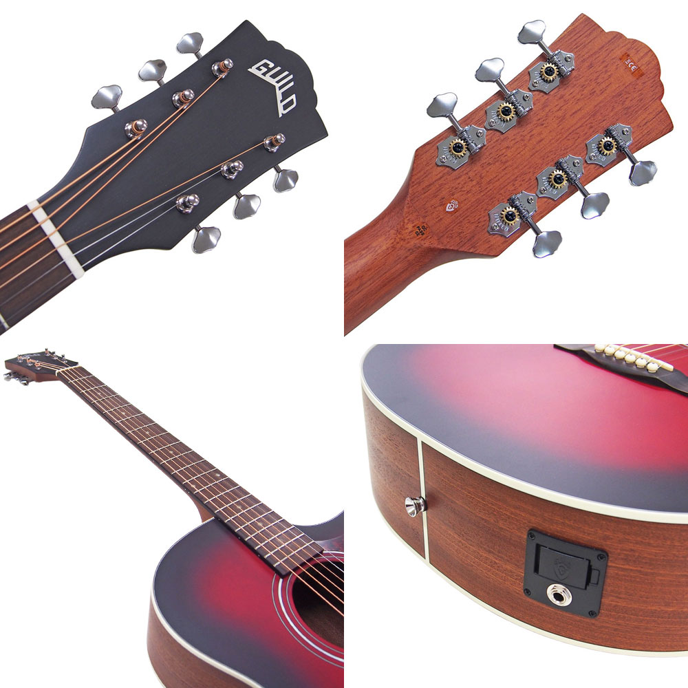 楽天市場】ギルド GUILD アコースティックギター OM-240CE OXB Oxblood