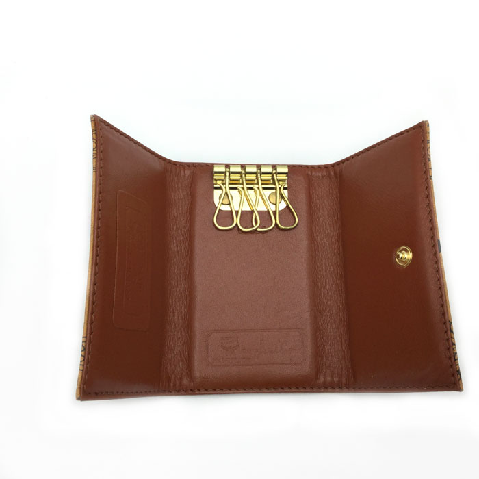 楽天市場】【中古】MCM(エムシーエム) ロゴグラム ビセトス レザー 4連