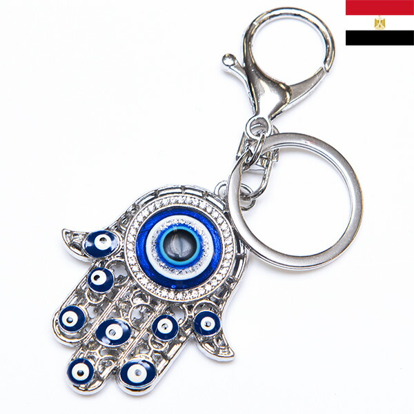 楽天市場】ハムサキーホルダー khamsa ファティマの手 護符 加護