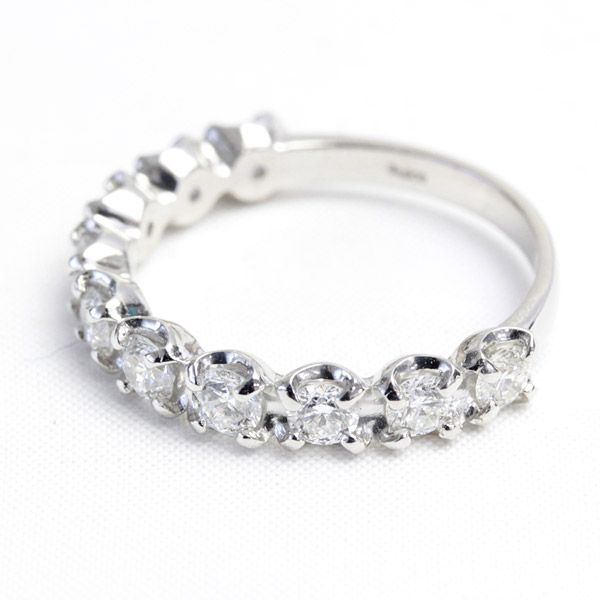 楽天市場】プラチナ ダイヤモンド エタニティリング 1ct 1カラット 1.0