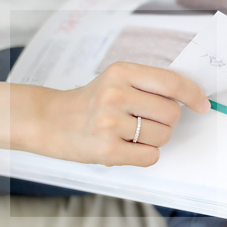 楽天市場】K18 ダイヤモンド エタニティリング 0.5ct 10石 スイート