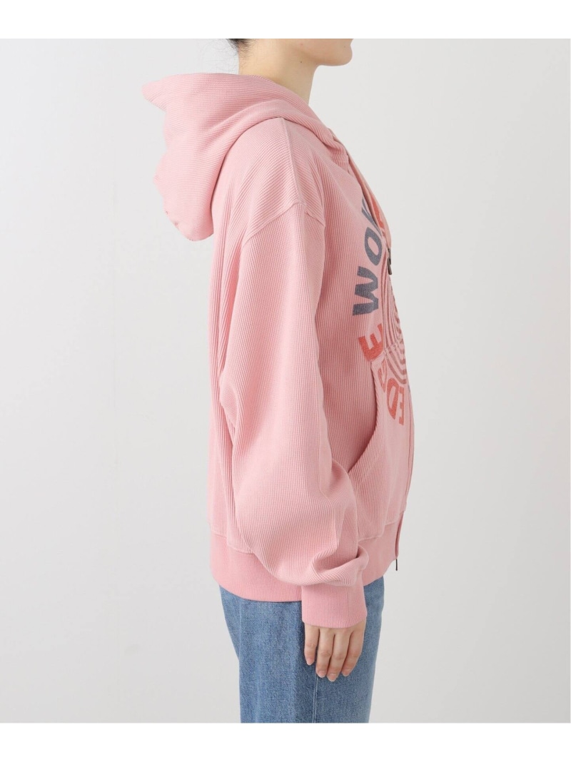 楽天市場】WOKE EDGE / ウォークエッジ WASHED THERMAL ZIP HOODIE 417