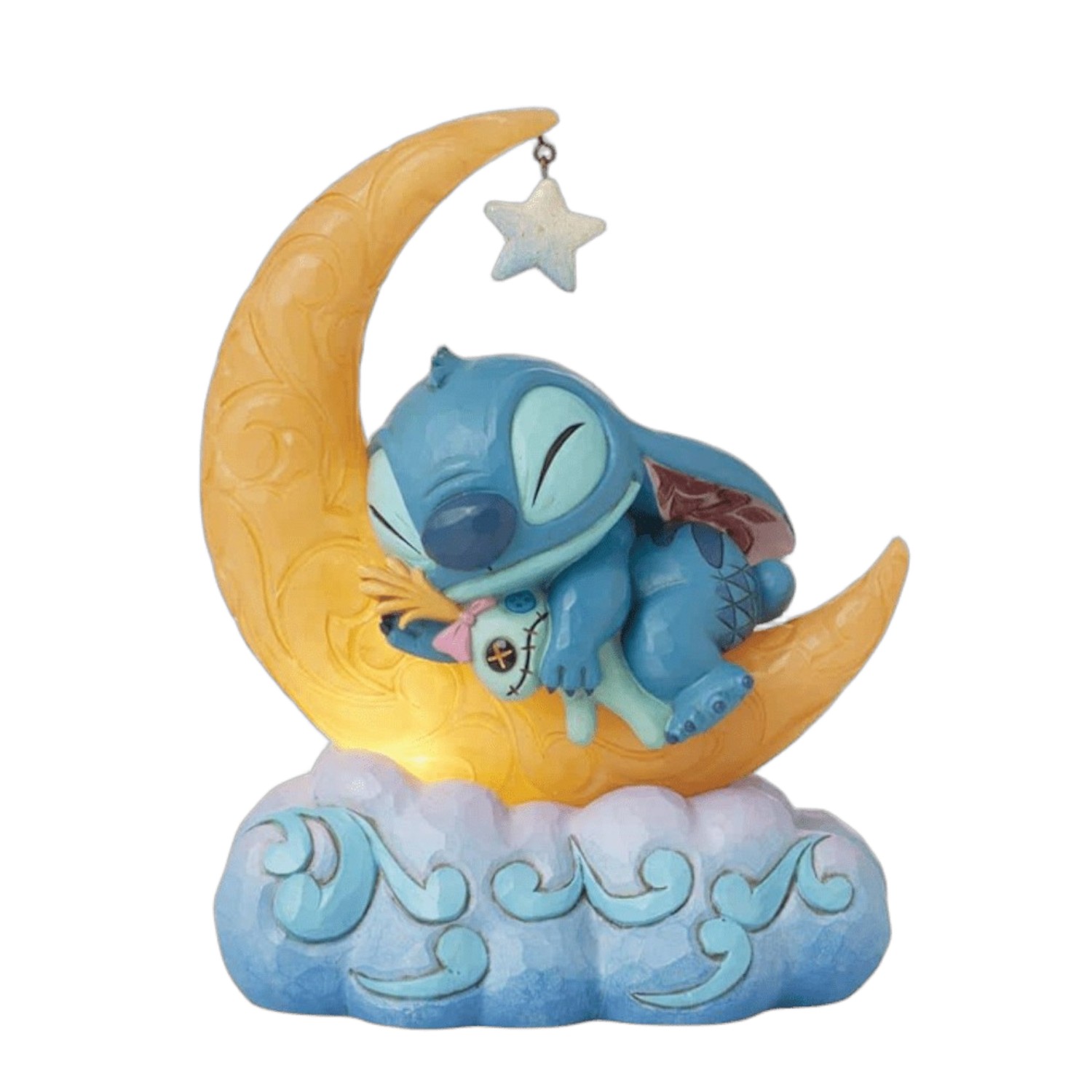 楽天市場】スティッチ スクランプ 【光るフィギュア】 19.4cm