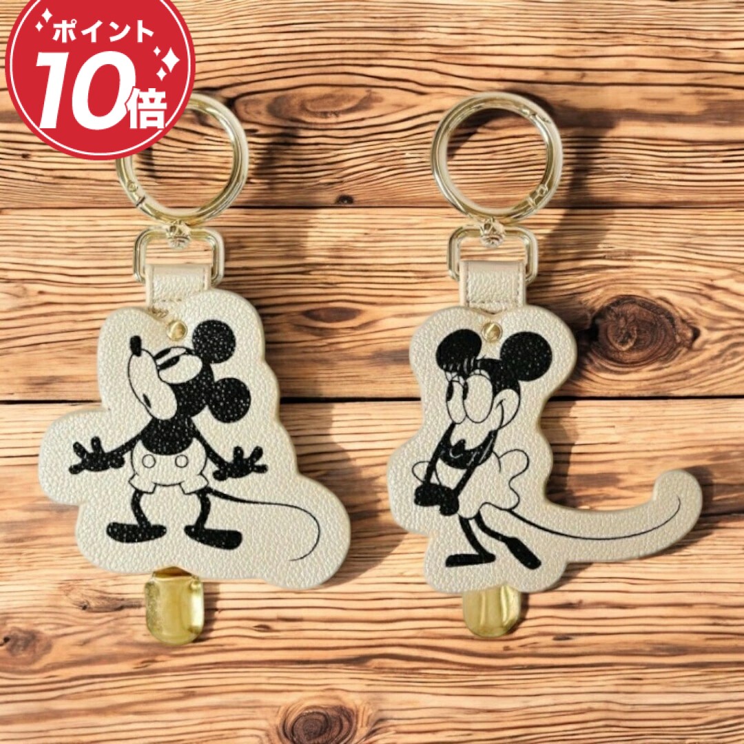 楽天市場】ミッキー ミニー クリップ 10cm ディズニー プレーン