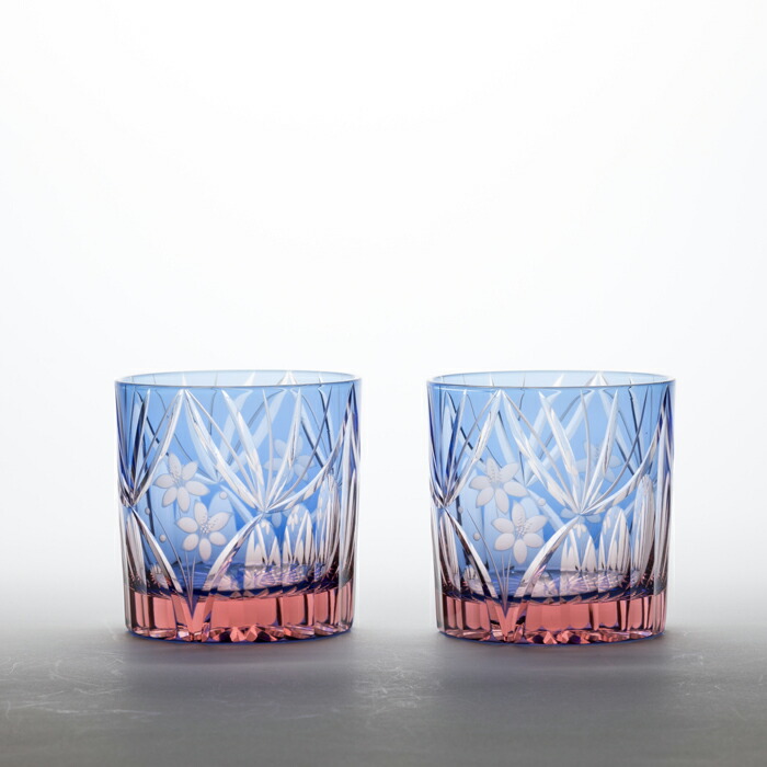 楽天市場】☆P5倍☆ 江戸切子 ミニオールド ペア 【硝子工房 彩鳳 直営