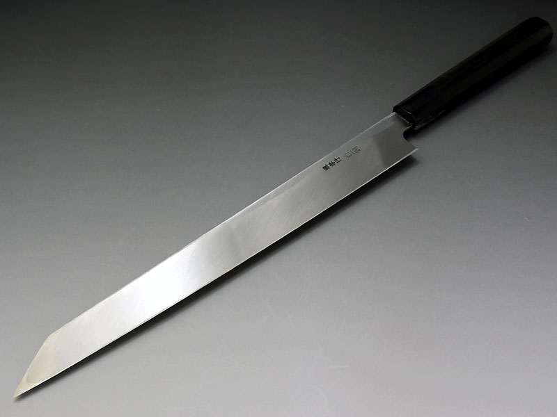 楽天市場】堺孝行 「白虎」 白一鋼 切付柳刃270 : e刃物.com楽天店