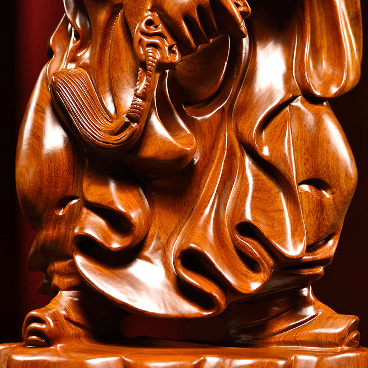 楽天市場】木彫り仏像 鍾馗様【鍾馗・鎮宅聖君】厄除けの神 神像 鍾天