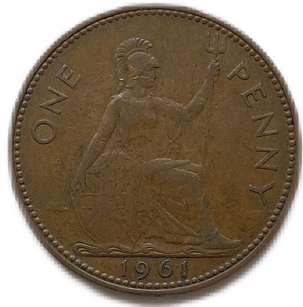 楽天市場】イギリス貨幣 1ペニー 青銅貨 年代ランダム エリザベス女王