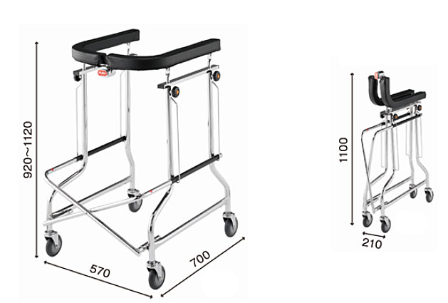 楽天市場】アルコー1型 100001 星光医療器製作所 (歩行器 歩行車 歩行