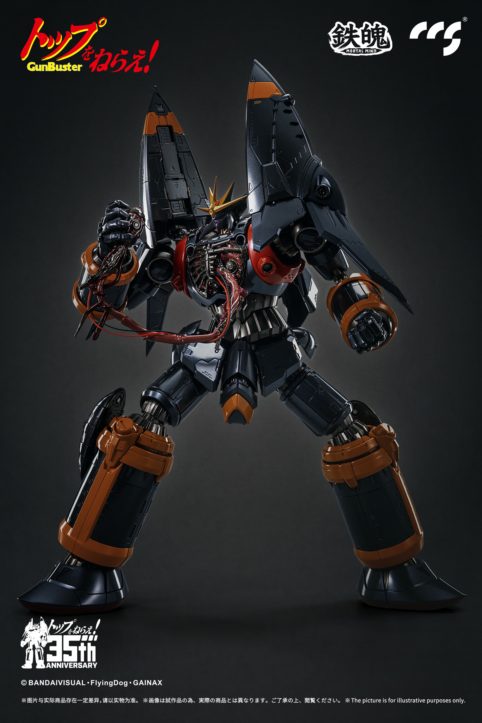 楽天市場】CCSTOYS 鉄魄(MORTAL MIND)シリーズ トップをねらえ! ガンバ