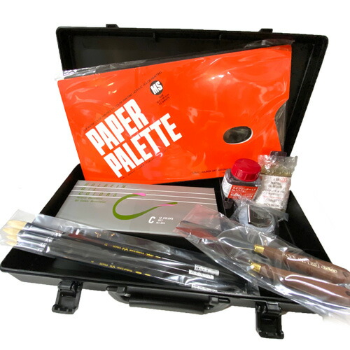 楽天市場】ホルベイン 油絵具アタッシュ大長BOX-Cセット 油絵具Cセット