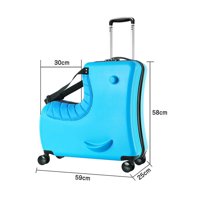 楽天市場】子供用スーツケース乗れる キッズキャリーケース トランク