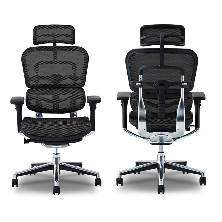 楽天市場】オフィスチェア メッシュ エルゴヒューマン ベーシックハイ