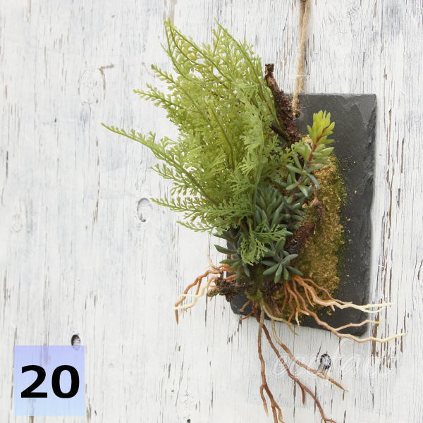 楽天市場】フェイクグリーン ハンギング 大型 壁掛け ファーン（シダ