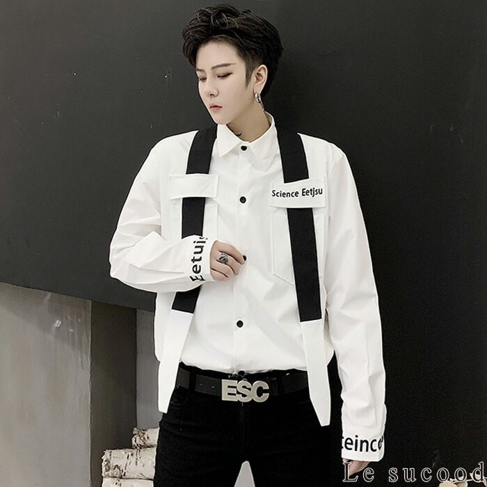 楽天市場】【Le sucood】パーソナリティレターシャツ ストラップシャツ