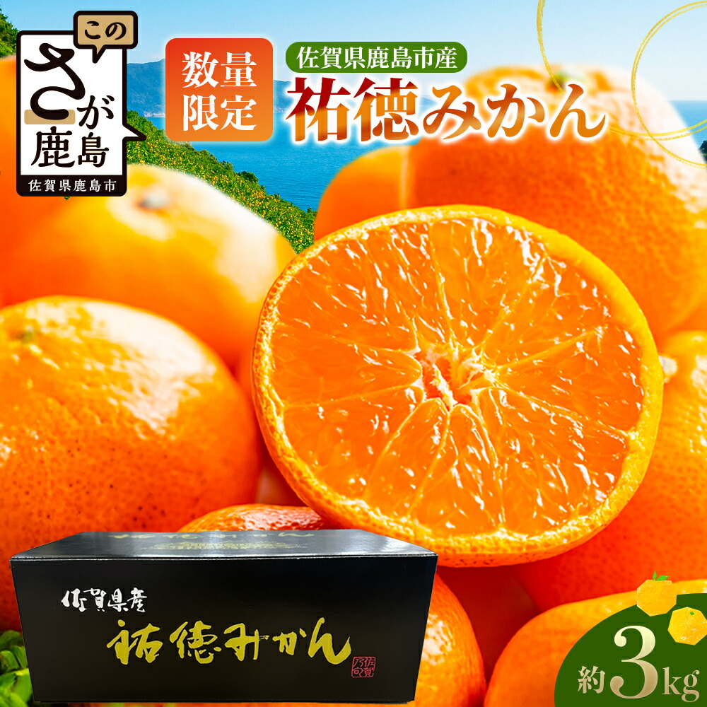 楽天市場】【ふるさと納税】希少 数量限定 | 祐徳みかん 約3kg 化粧