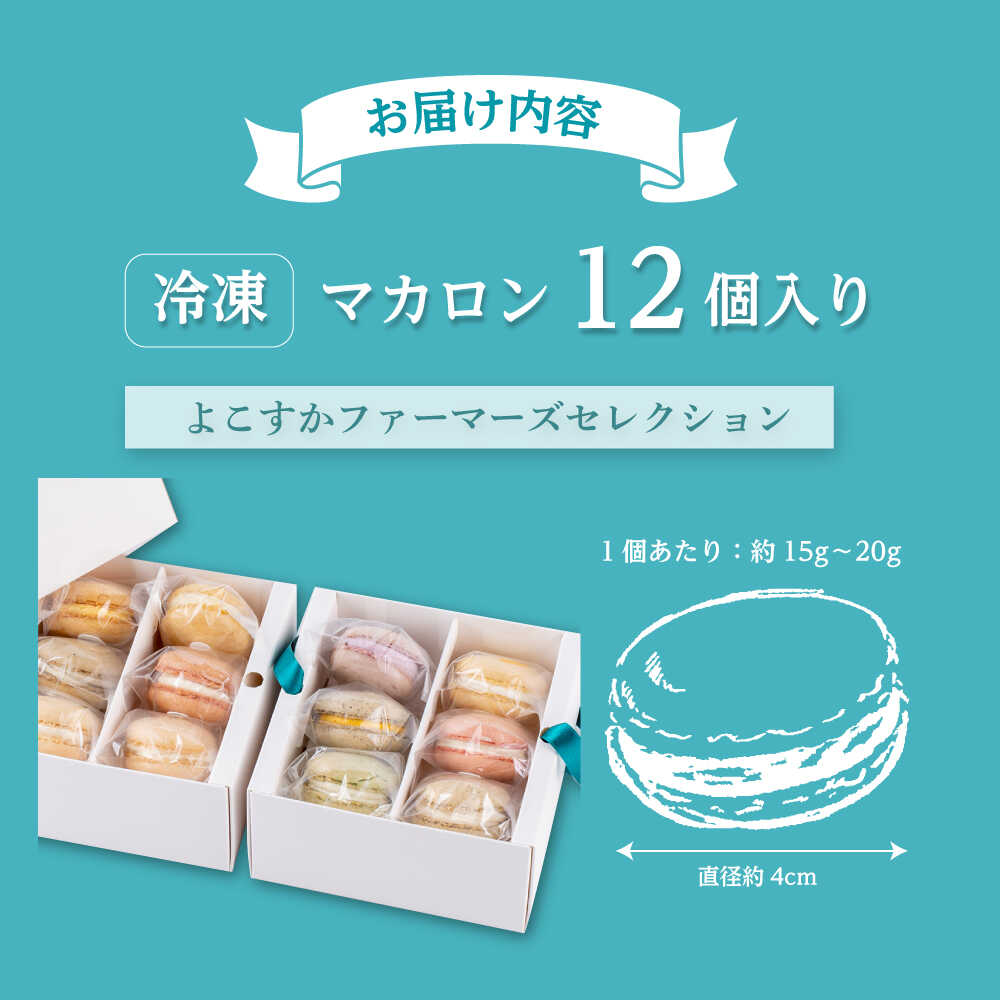 楽天市場】【ふるさと納税】マカロン12個セット よこすか