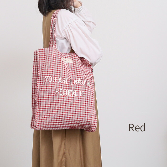 楽天市場】JOUET くったりコットンロゴチェックトート A4 軽い 軽量