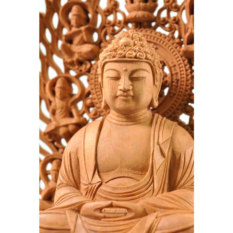 楽天市場】【曹洞宗 臨済宗 禅宗】仏像 白檀 釈迦如来 八角台座 飛天