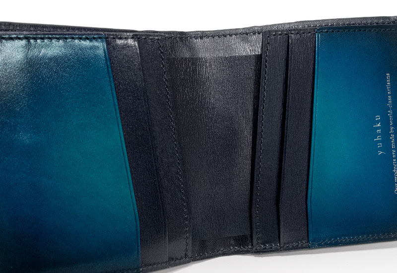 yuhaku グラデーション クロココンビ コンパクト財布 楽天市場