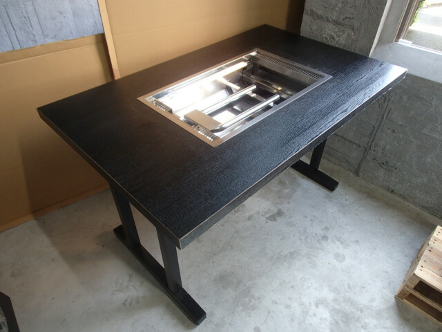 楽天市場】都市ガス用 お好み焼き テーブル 4人用 お好み焼台 1050×750