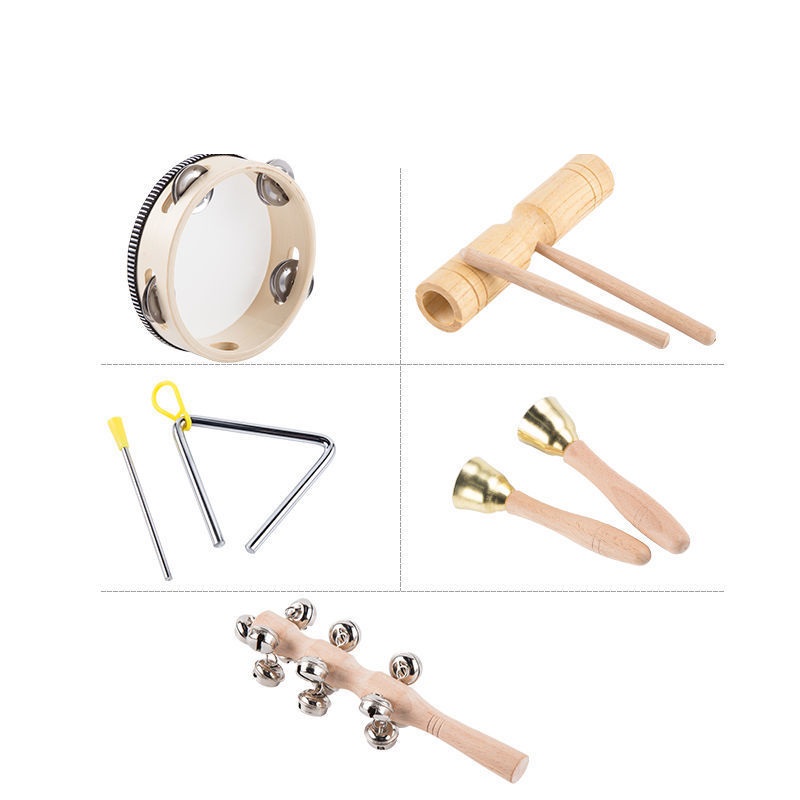 楽天市場】打楽器 木製 5点セット 幼児用 パーカッション 楽器セット