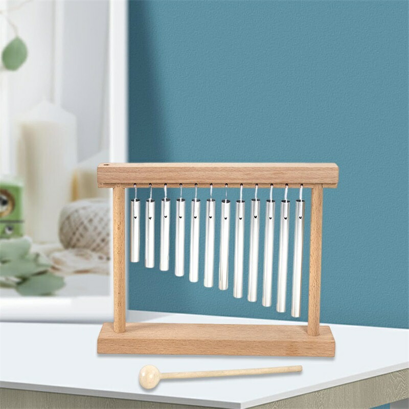 楽天市場】卓上ウィンドチャイム 打楽器 教育ツール ハンドチャイム