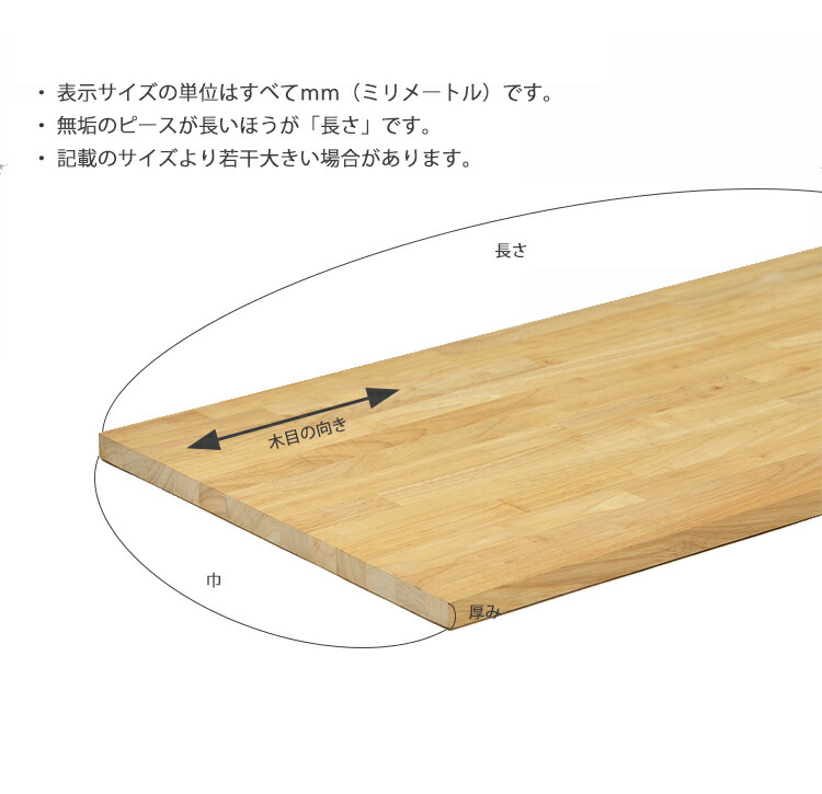 楽天市場】ゴム集成材 フリー板 厚み30mm×巾500mm×長さ3000mm