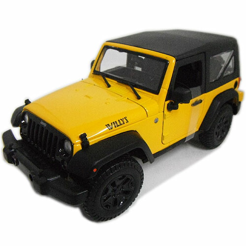 楽天市場】Maisto (マイスト) 2014 Jeep Wrangler 1/18 イエロー