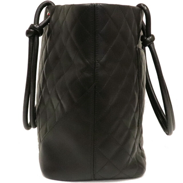 楽天市場】シャネル CHANEL カンボンライン トートバッグ ラムスキン