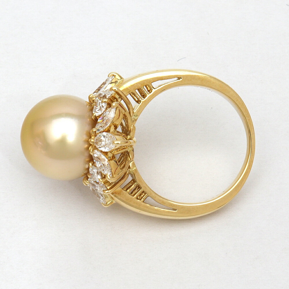 楽天市場】(新品仕上げ済) 希少 ミキモト MIKIMOTO ゴールデン パール