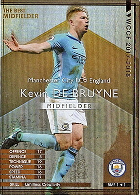 楽天市場】WCCF【17-18 Ver.3.0 BMF 1】ケビン・デ・ブライネ : フル