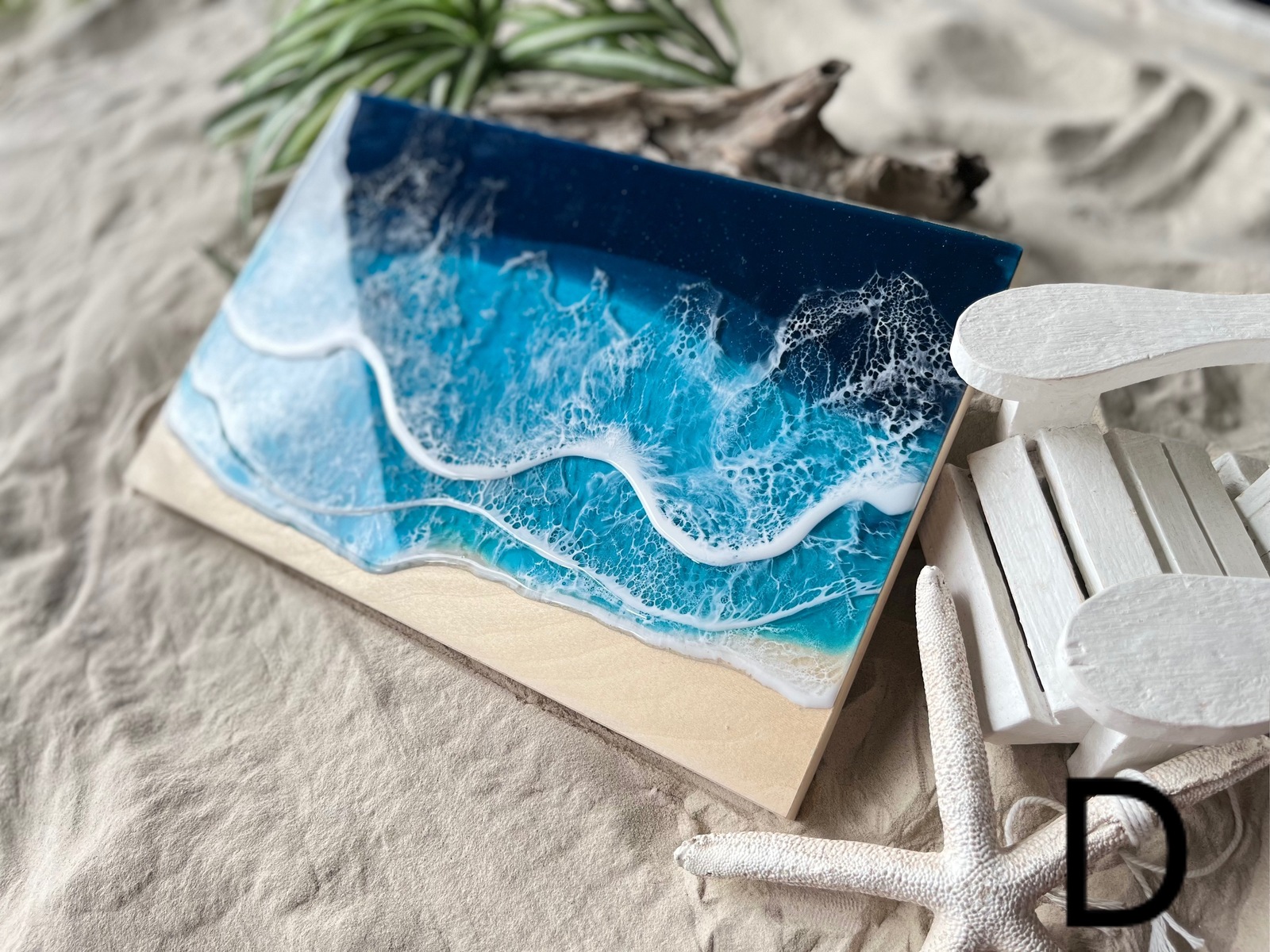 楽天市場】【アートパネル】 オーシャンアート 荒波 20cm×30cm レジン