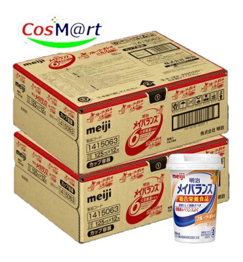 楽天市場】明治 メイバランス Mini 【フルーツオレ味 125ml×12本×2